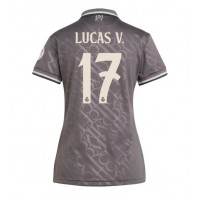 Maglie da calcio Real Madrid Lucas Vazquez #17 Terza Maglia Femminile 2024-25 Manica Corta